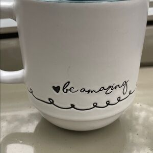 Belle Maison "be amazing" Coffee Mug White/Green